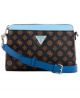 Guess Sp729114Bru Handbags Maddy Girlfriend Crossbody Brownblue Nb