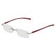 B+D BD Al Reader Mat Silver Red 150 Nb